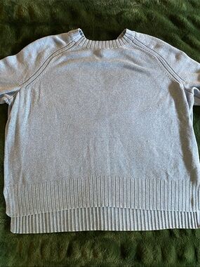 Old Navy Heather Light Blue Crewneck Sweater